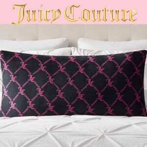 Juicy Couture Home JC Logo & Chains Plush Body Pillow
